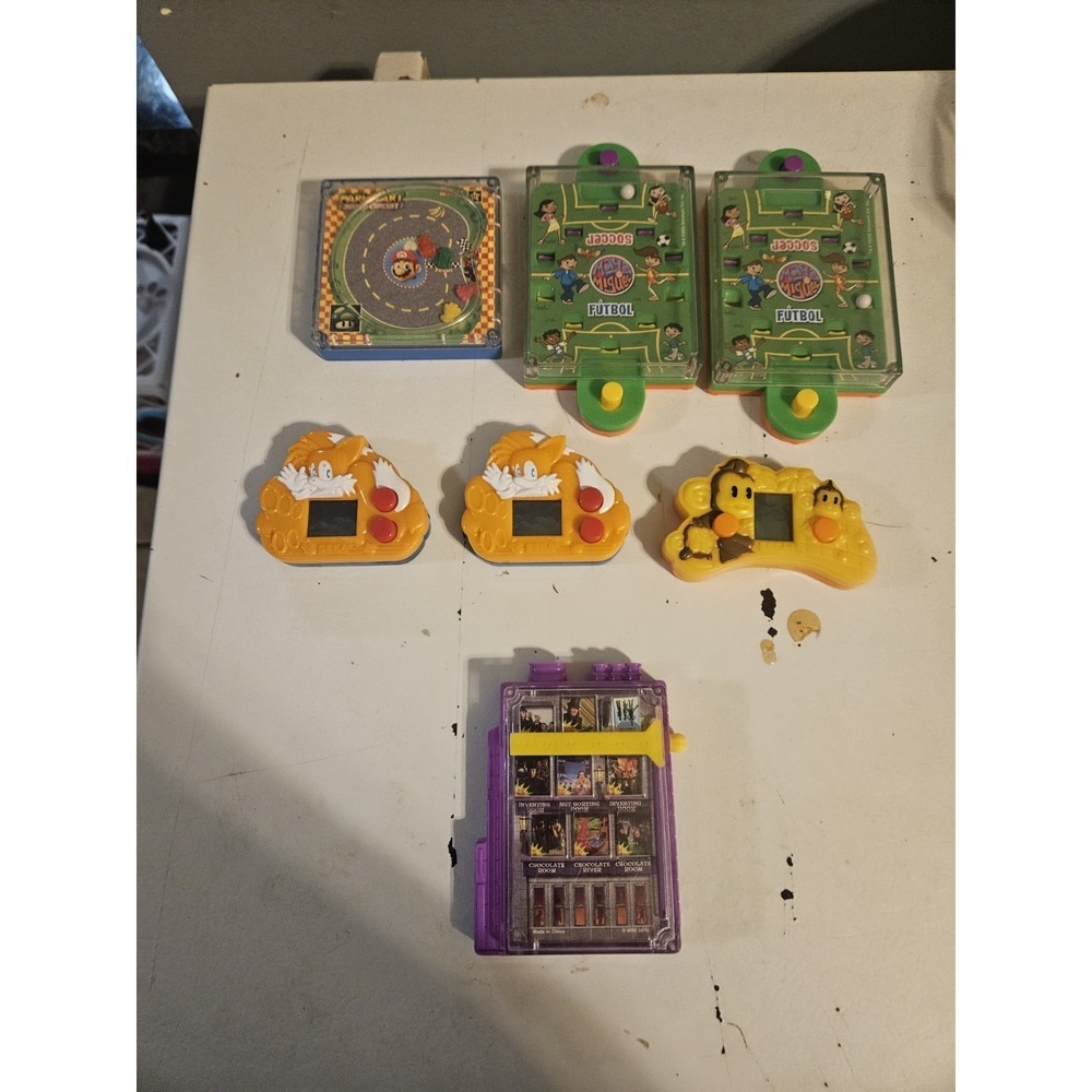 Nintendo Sega Vintage Burger King McDonald's Hand Held Games Lot of 11